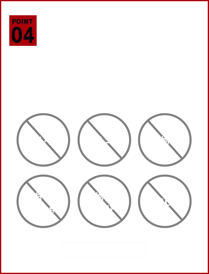 ６つのフリー処方のノンシリコンシャンプー。不要な添加物は一切使用していません。頭皮のことを考え、必要な成分だけを厳選して配合しました。